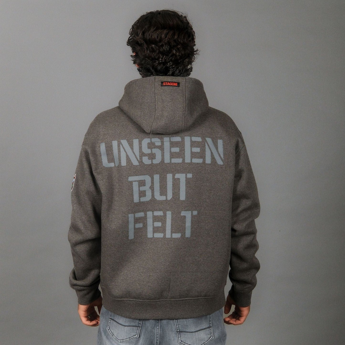 Tag Hoodie - Charcoal Grey Melange