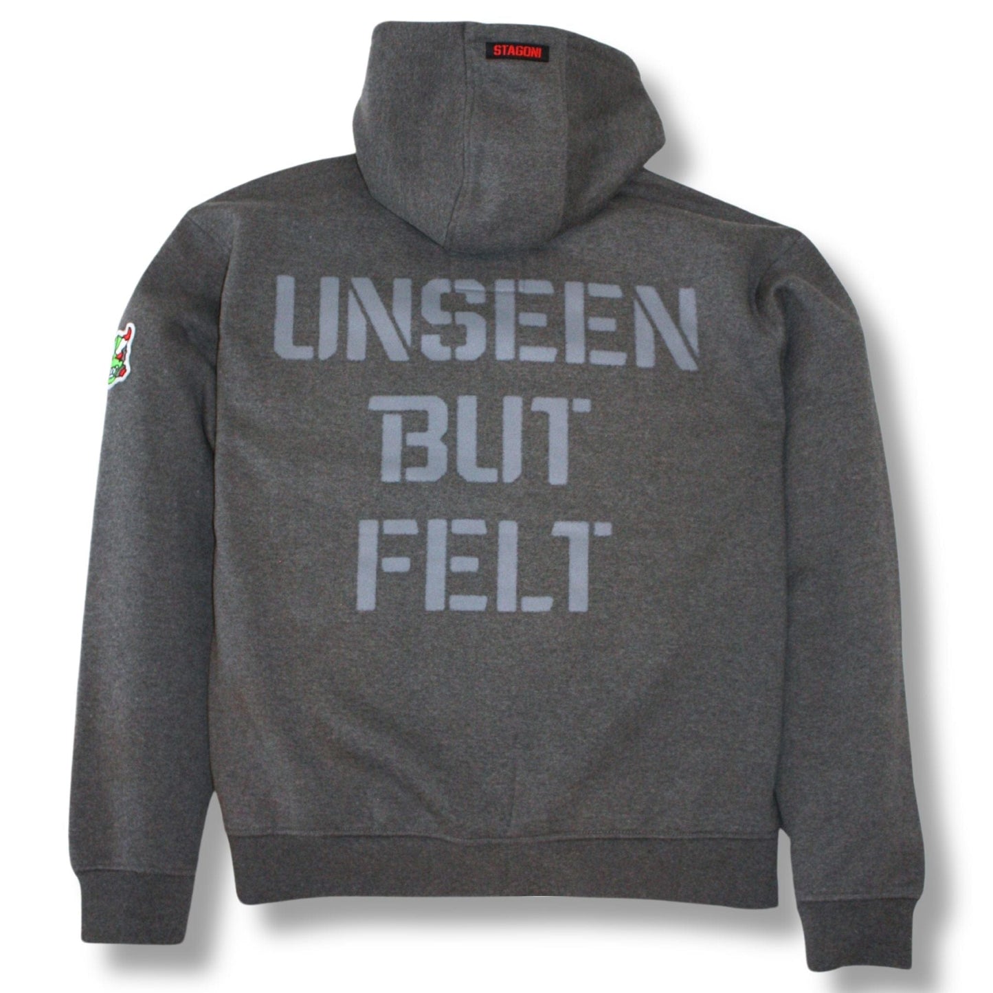 Tag Hoodie - Charcoal Grey Melange