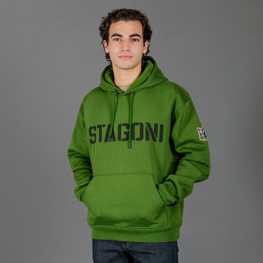 Stag Signature Hoodie - Garden Green