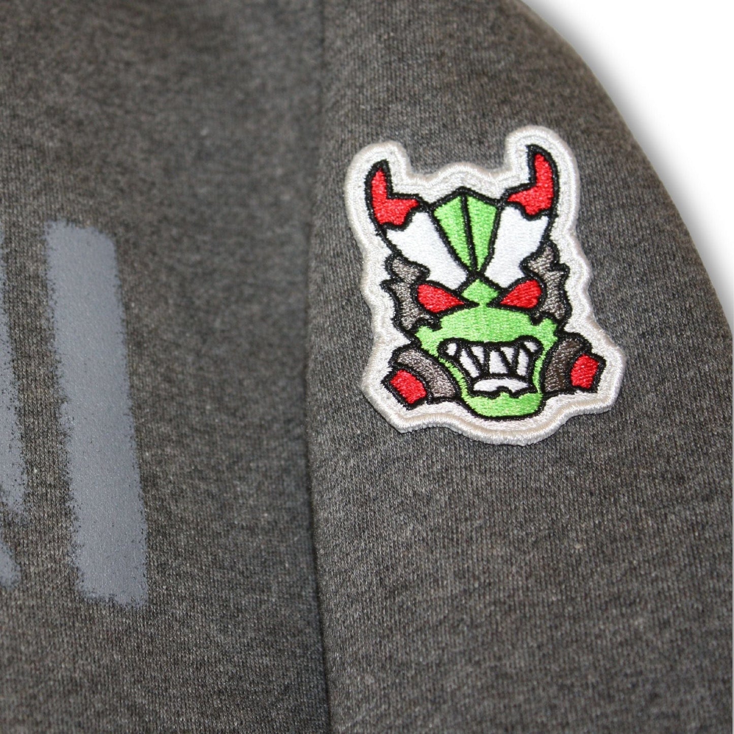 Stag Signature Hoodie - Charcoal Grey Melange