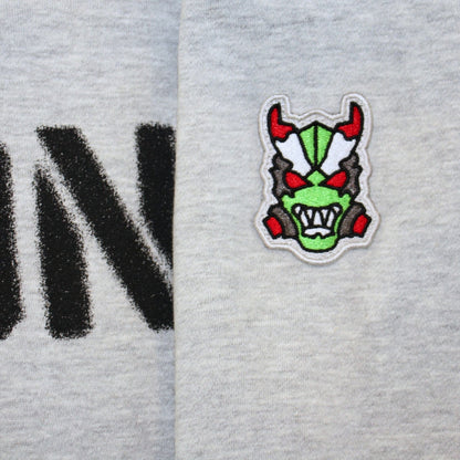 Stag Signature Hoodie - Light Grey Melange