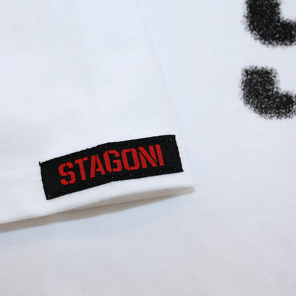 Stag Signature Tee - White
