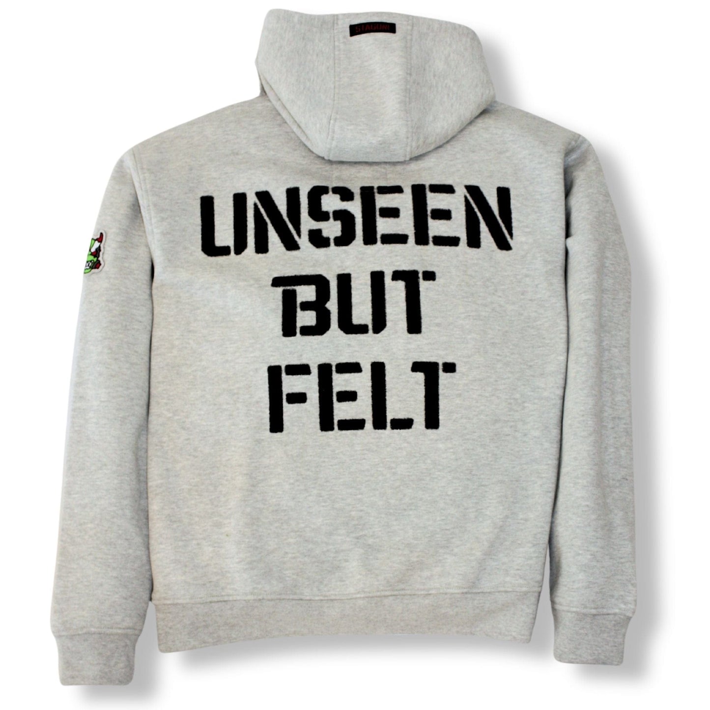 Tag Hoodie - Light Grey Melange